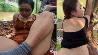 vụng trộm với vợ bạn bên bờ mương