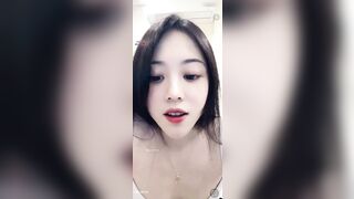 #LùnBaby cô nàng xinh đẹp live show cặp vú bự trắng múp lồn dâm cực ngon