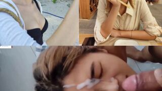 Nghiện cu nên cứ vạch ra là em bú
