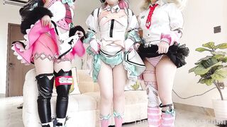 3 em loli coser #PoppaChan #YanYan_Bonnie #Kawaiimeochan cùng nhau thẩm du móc lồn #2