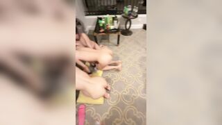 Địt nhau với 3 con đĩ dâm đãng làm bồn chứa tinh cho đại gia