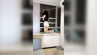 Em trai cặc to bị bà chị họ lồn múp gạ chịch để quay video bán quạt P3