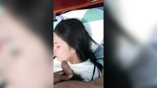 Sau cơn say, trên giường, cái bím em ướt sũng - phần 2