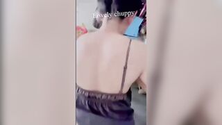 Dì họ trẻ đến chơi, Nấu ăn bị thg cháu họ tốc váy doggy lút cán djt rên rỉ