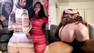 Những đoạn clip nhảy tiktok lắc mông của mấy e mông to và cảnh các e bị đụ tung lồn