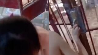 Mẹ vợ Bị con rể đè chơi trước cửa nhà