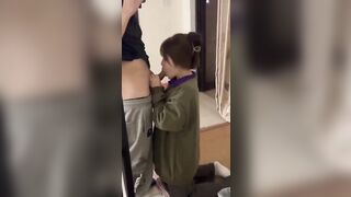 Lần đầu Dạy e Người Yêu Sinh viên Ngây thơ Bú Liếm Cu, Mà ko dám djt nhau