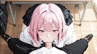 hentai địt bạn học trong lớp, xuất tinh tràn lồn em gái hàng ngon
