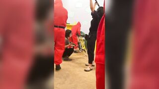 Hậu trường trò chơi con mực 5
