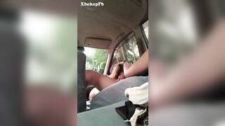 Bú cu cưỡi cặc khách trong ô tô là trốt được ngay ô đất
