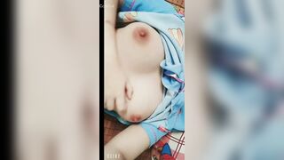 Phương Kim Siêu Phẩm Cực Non Show Vú Xoa Bím Non