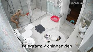 Hack Camera Phòng Tắm Chị Gái Vú To