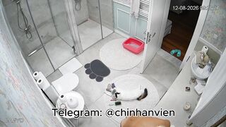 Hack Camera Phòng Tắm Chị Gái Vú To