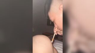 Mượn mông bạn thân chơi đồ rồi đè em nó ra đụ
