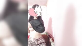 Full Cực Phẩm Kính Cận Xinh Gái Vú To Tròn Cực Đẹp Show Hàng