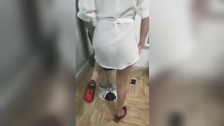 Đi cắt tóc, Gặp MBBG nứng lồn, Mặc xuyên thấu lộ Vú lồn Doggy Djt nhau rên