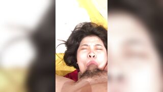 Mbbg Bú liếm Cu nuốt cán tận Họng, Mặt dâm Quay video xuất tinh vào mồm