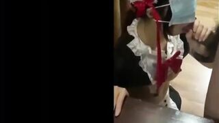 Ghệ việt dâm cosplay nô lệ tình dục mút bú con cục thịt điêu luyện