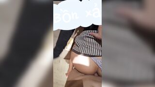 Em ghệ năm nhất dâm đãng địt lồn chưa đã phải thử địt luôn lỗ đít