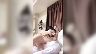 Lộ Clip, 2 em HS K9 Cuối cấp 3 nhún gãy cu lút cán Lồn múp Djt nhau rên rỉ nứng vcl r
