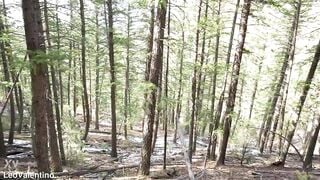 Christina Savoy - Hot Blonde Fucks Stranger In The Woods