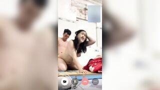 Dượng video call đang chịch vợ con nè
