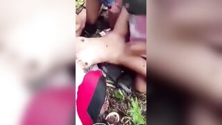 Ham chơi bỏ học em học sinh 16 tuổi bị đụ tập thể bãi đất vắng.