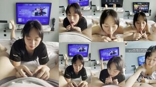 Đi học về là phải bú cu cho bố dượng real phần