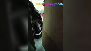 Ăn nhậu say xỉn dì út bị thằng cháu họ nứng cặc lấy kéo cắt sì líp đụ trộm lồn dì.