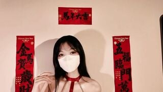 Happy new year 2026 muộn cùng e teen tq dâm đãng,cosplay kẹp vú show hàng dâm