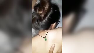 Doggy em người yêu kính cận mông to