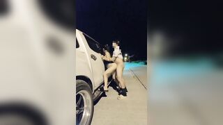 Trong lúc đợi cứu hộ, Cặp đôi Public Djt nhau Giữa đường bóp vú.doggy rên rỉ