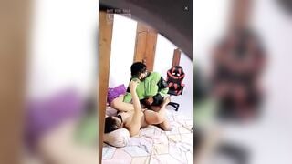 QUAY NÉN PHÁT HIỆN VỢ DẪN GRAP VỀ ĐỤ NHAU TẬN 40 PHÚT