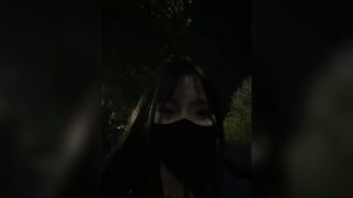 Nửa đêm, Con điếm khoả thân, Sex toy pUblic bắn nước ở công viên thủ dâm live sex rên