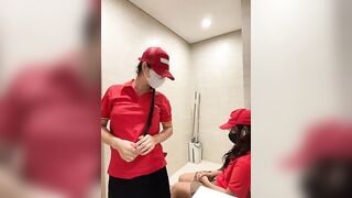 Siêu Thị WinMart bé nhân viên lồn nhiều nước vừa làm vừa bán quạt - phần 61