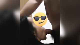 Dượng nhấp vào miệng con đi con muốn tình trùng của dượng