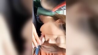 Em rau ngân hàng vp bank bú cu trên oto
