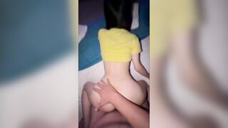 Bé rau sinh viên năm nhất mình dây ngồi trên ng a cưỡi sướng lồn bịt mồm rên rỉ
