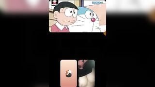 vừa xem hoạt hình vừa xem bé 2k9 khoe vú - phần 2