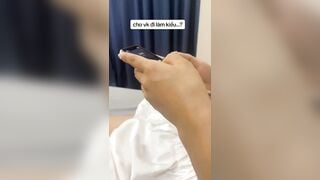 THỨ NỨNG LỒN, lồn thì đang cho tg khác địt mà nch với chồng như thế