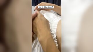 THỨ NỨNG LỒN, lồn thì đang cho tg khác địt mà nch với chồng như thế