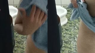 Quay lén chị dâu đang tắm