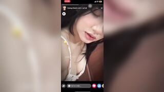 Full clip e Hoàng Khánh Linh xinh cực dâm show clip trên fb móc lồn rên rỉ cực dâm #3