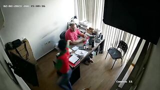 Hack cam văn phòng giám đốc phát hiện giám đốc địt nhau vs e thư kí xinh hằng ngày #1