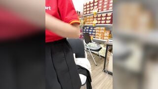 Siêu Thị WinMart bé nhân viên lồn nhiều nước vừa làm vừa bán quạt - phần 76