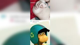 Chat sex trên OmeTV gạ các em teen Indo ngực khủng show hàng #3