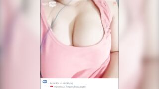 Chat sex trên OmeTV gạ các em teen Indo ngực khủng show hàng #5