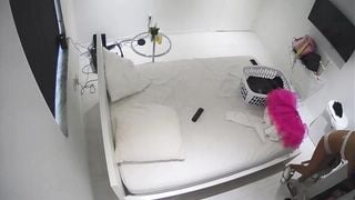 Hack Camera Phòng Ngủ Em Gái Bikini Màu Trắng