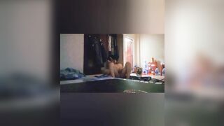 Clip kĩ niệm của cặp đôi sinh viên trẻ vú bự ở trọ sống cùng nhau ngày nào cũng đụ