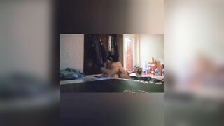 Clip kĩ niệm của cặp đôi sinh viên trẻ vú bự ở trọ sống cùng nhau ngày nào cũng đụ